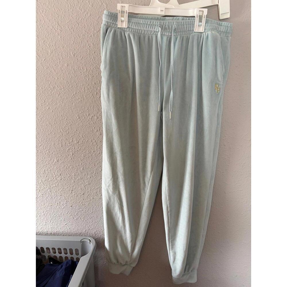 Posh Peanut fleece blue joggers size M women's